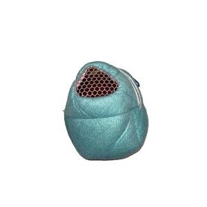 Sugar Glider Sleeping Pouch Fleece Carrier Hanging Small Animal Nest Bed Turquoi